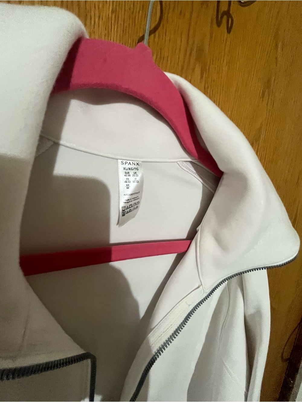 SPANX white Quarter-Zip Pullover Sweatshirt - Picture 2 of 6
